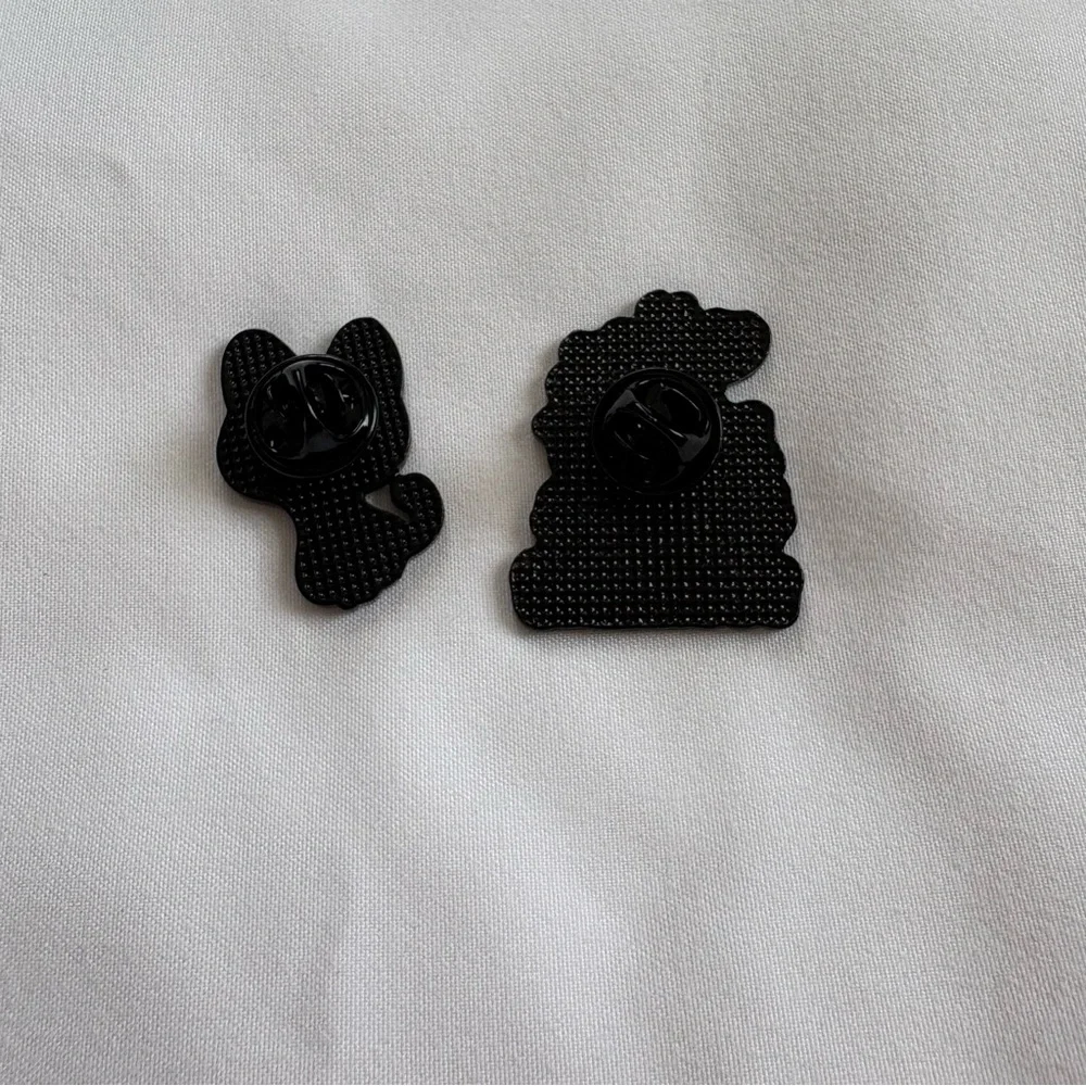 Black Cat Valentine Pin Set